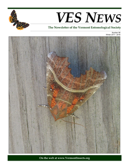 VES NEWS ��������� ����������� the Newsletter of the Vermont Entomological Society ������