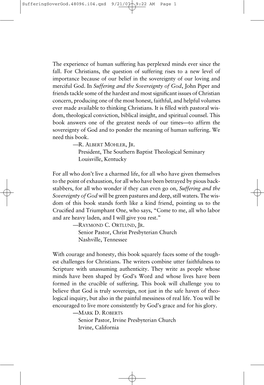 Suffering and the Sovereignty of God (.Pdf Book)