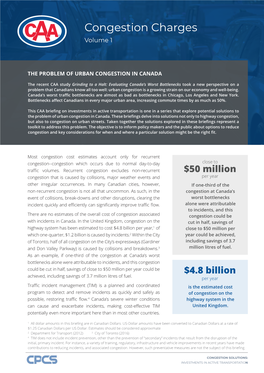 Congestion Charges Volume 1