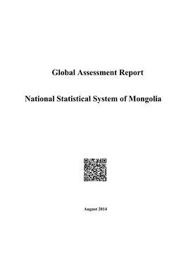 Global Assessment Report National Statistical System of Mongolia