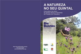 A Natureza No Seu Quintal