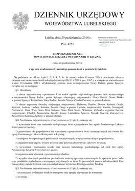 Dziennik Urzędowy Województwa Lubelskiego