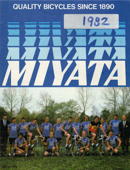 1982 Miyata Catalog