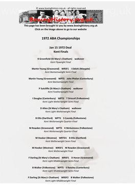 1972 ABA Championships