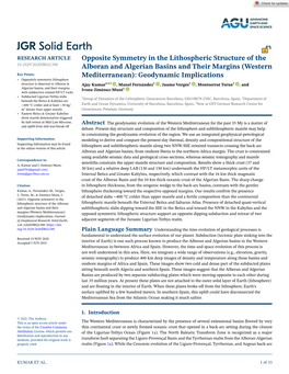 Opposite Symmetry in the Lithospheric