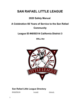 San Rafael Little League