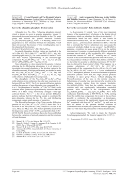 Anti-Loewenstein Behaviour in the Melilite and Sodalite Structure Types