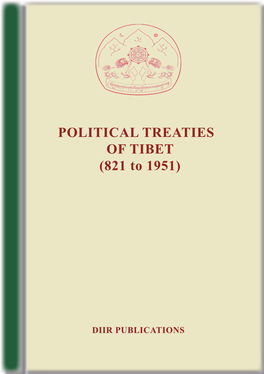 POLITICAL TREATIES of TIBET (821 to 1951)