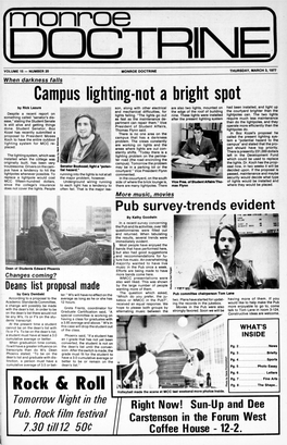 Campus Lighting-Not a Bright Spot