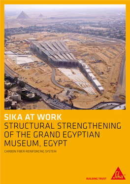 Grand Egyptian Museum in Giza Case Study Structural Strengthening Of