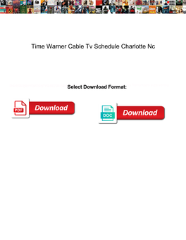 Time Warner Cable Tv Schedule Charlotte Nc