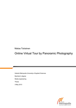 Online Virtual Tour by Panoramic Photography