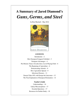 Guns, Germs, and Steel