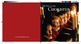 Chorister Booklet.Indd