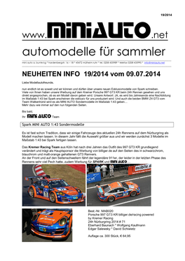 Automodelle Für Sammler ______Mini Auto A