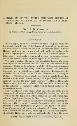 Proceedings of the United States National Museum