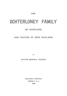 Dchterloney Family