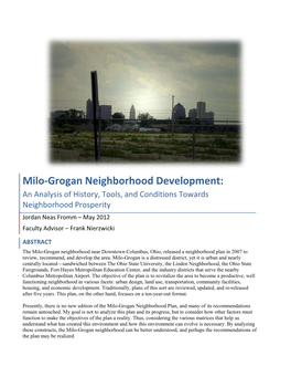 Milo-Grogan Neighborhood Development