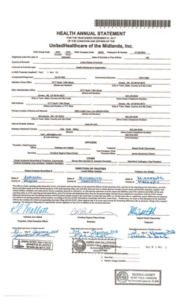 95591 Unitedhealthcare of the Midlands, Inc. Original Filing March