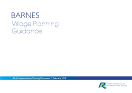 Draft Barnes Supplementary Planning Document