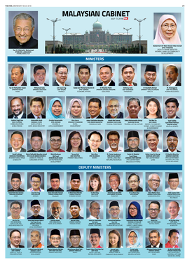 Malaysian Cabinet July 17, 2018