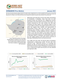 ZIMBABWE Price Bulletin January 2021