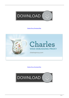 Charles Proxy Download Mac