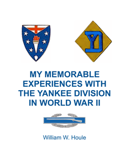Bill Houle's WWII Memoir Online