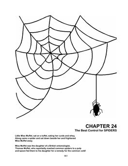 Chapter 24, the Best Control for Spiders