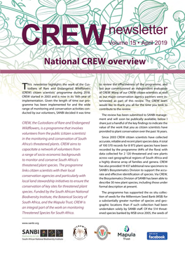 CREW Newsletter April 2019 3