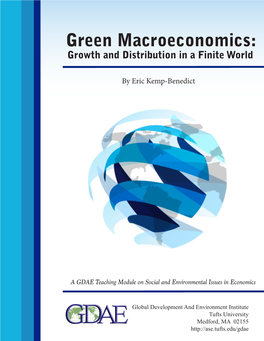 Green Macroeconomics: Growth and Distribution in a Finite World