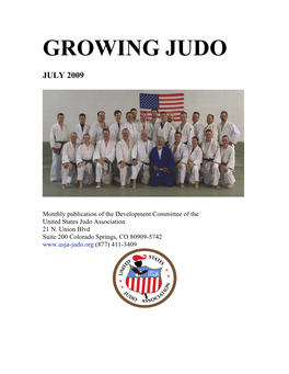 Growing Judo