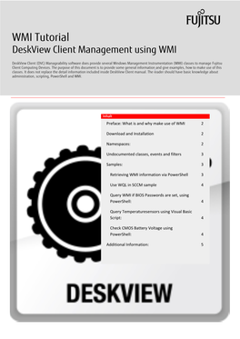 Deskview Client Management Using WMI