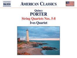 Quincy PORTER String Quartets Nos