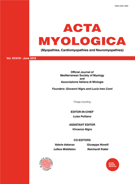ACTA MYOLOGICA (Myopathies, Cardiomyopathies and Neuromyopathies)