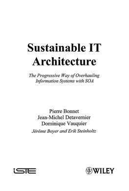 Sustainable IT Architecture