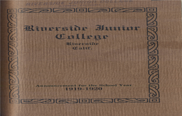 1919-20 RCCD Catalog