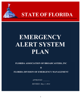 Emergency Alert System Plan