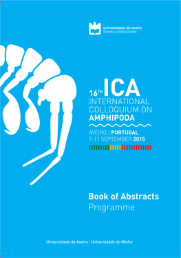 International Colloquium on Amphipoda Book of Abstracts