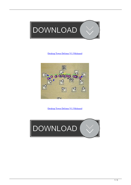 Desktop Tower Defense V15 Released
