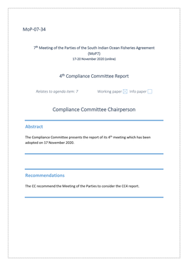 Mop-07-34 Report of the 4Th Compliance Committee.Pdf