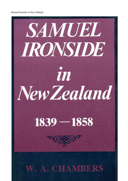 Samuel Ironside in New Zealand