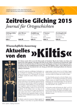 Zeitreise Gilching Journal 2015