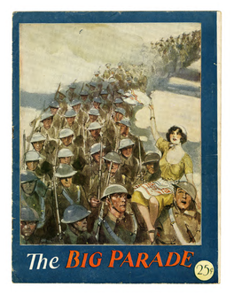 Silent Film Program for "The Big Parade" (1925)