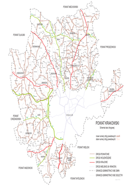 Mapa Dróg Powiatowych