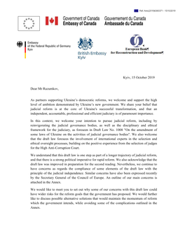 20191015 IB KYIV-#252655 Joint Letter on DL 1008