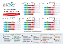 Calendrier Des Collectes