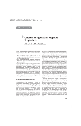 Calcium Antagonists in Migraine Prophylaxis