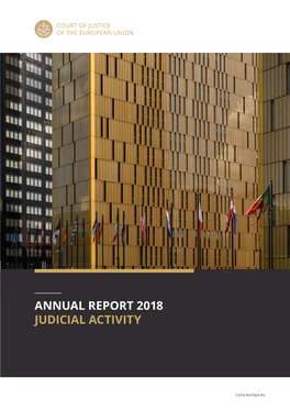 Annual Report 2018 Judicial Activity