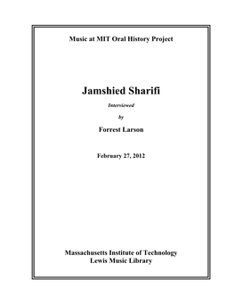 Jamshied Sharifi